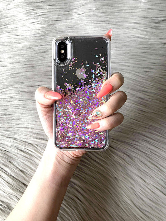 Pink Vicidolls Liquid Glitter iPhone Case