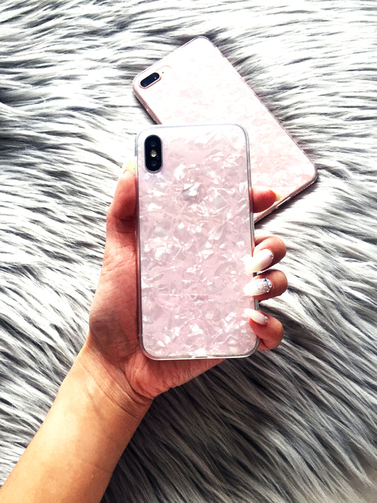 Crystal Diamond Rose Quartz Phone Case