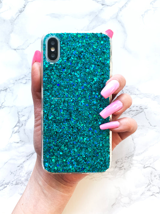 Cosmic Iridescent Glitter Phone Case