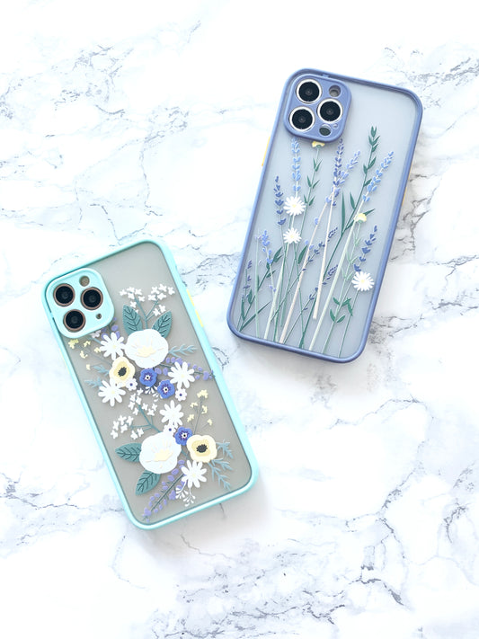 Pastel Floral Comfort Color Phone Case