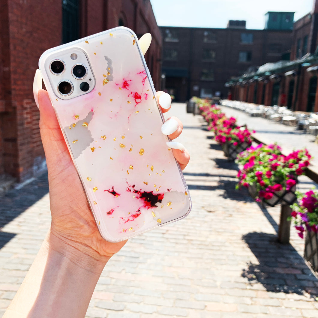 Champagne Marble iPhone Case at Distillery District - KokoLoveCo Photoshoot