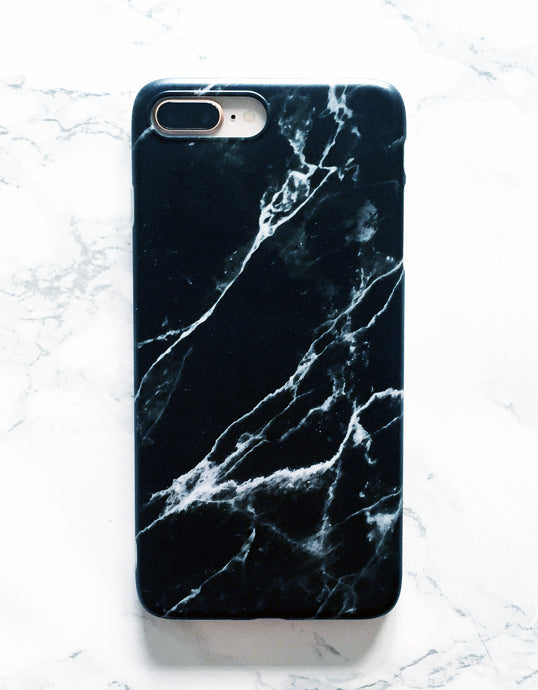 Velvet Noir Marble iPhone Case
