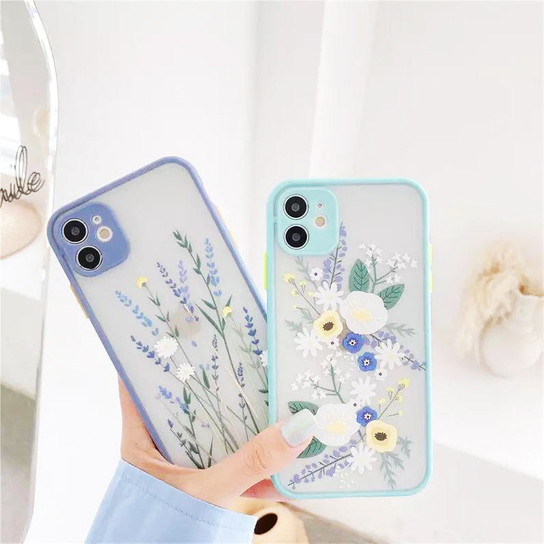 Pastel Floral Comfort Color Phone Case