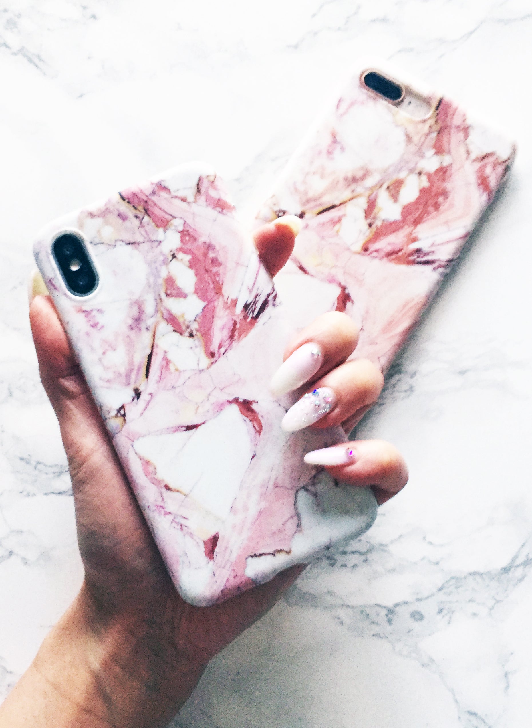 Rosé Marble Phone Case