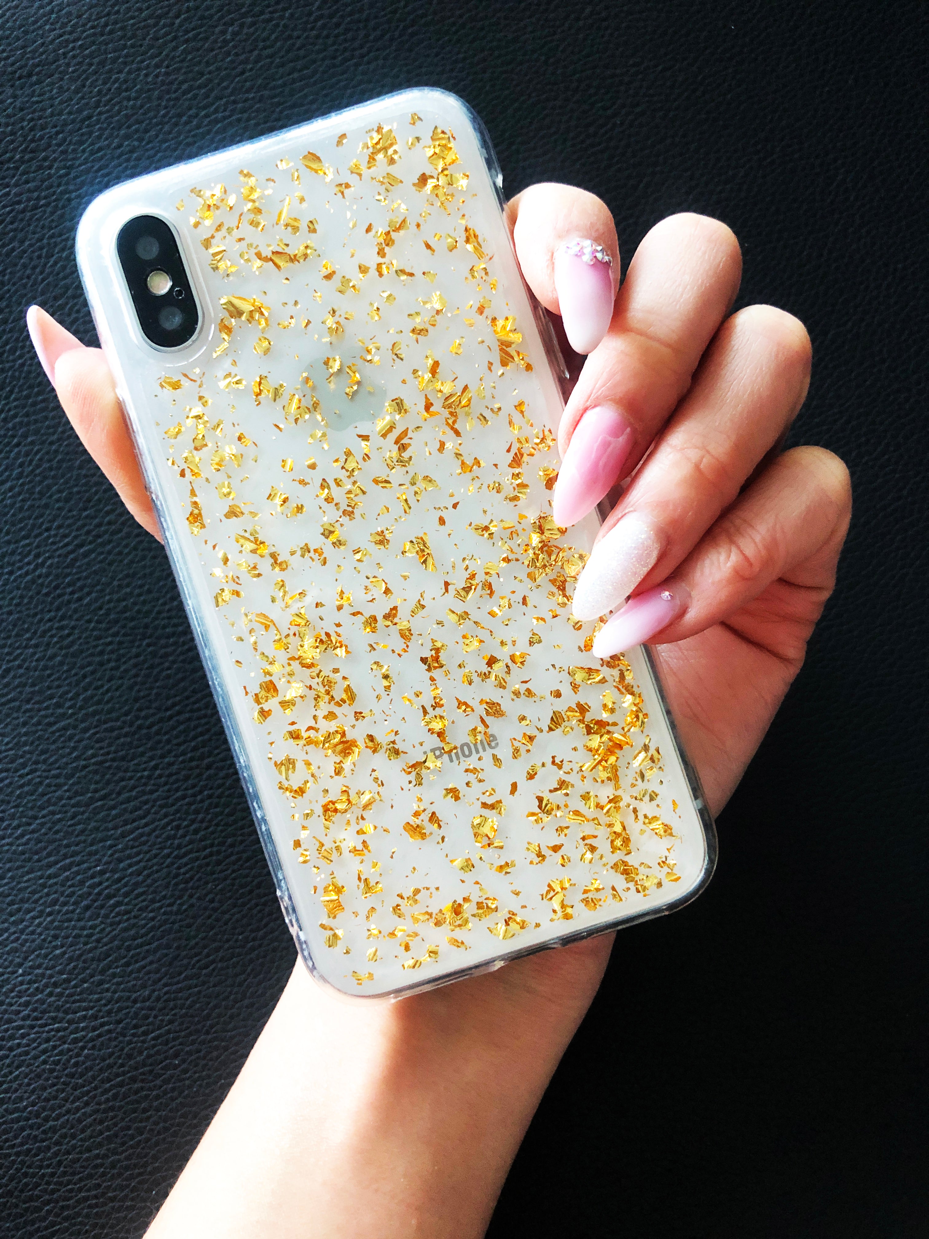 24K Gold Flakes Phone Case