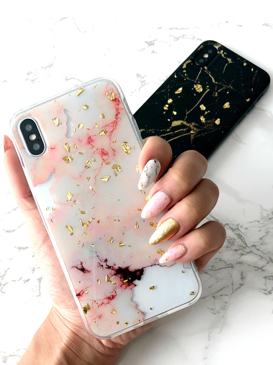 Champagne Marble iPhone Case