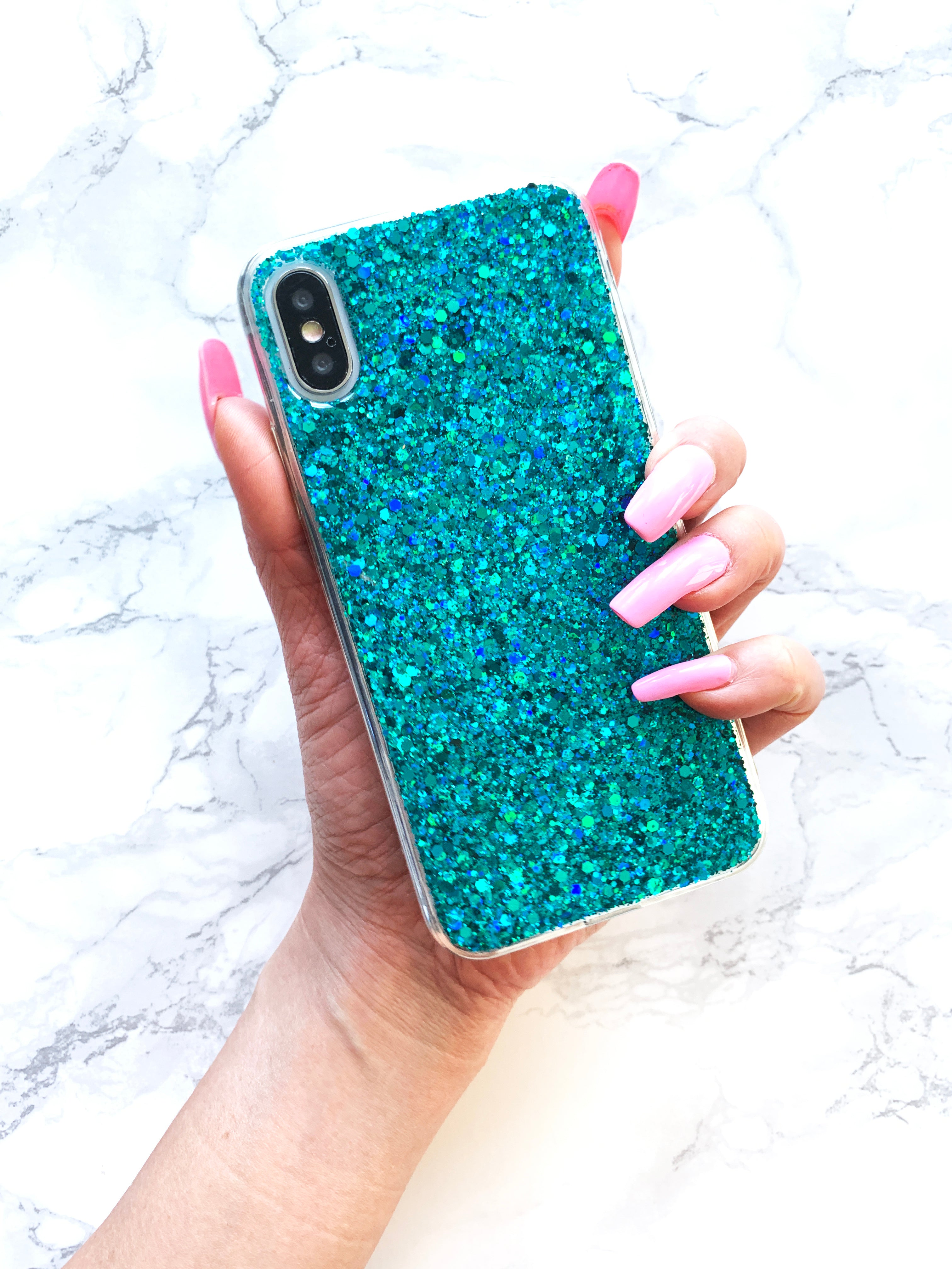 Cosmic Iridescent Glitter Phone Case