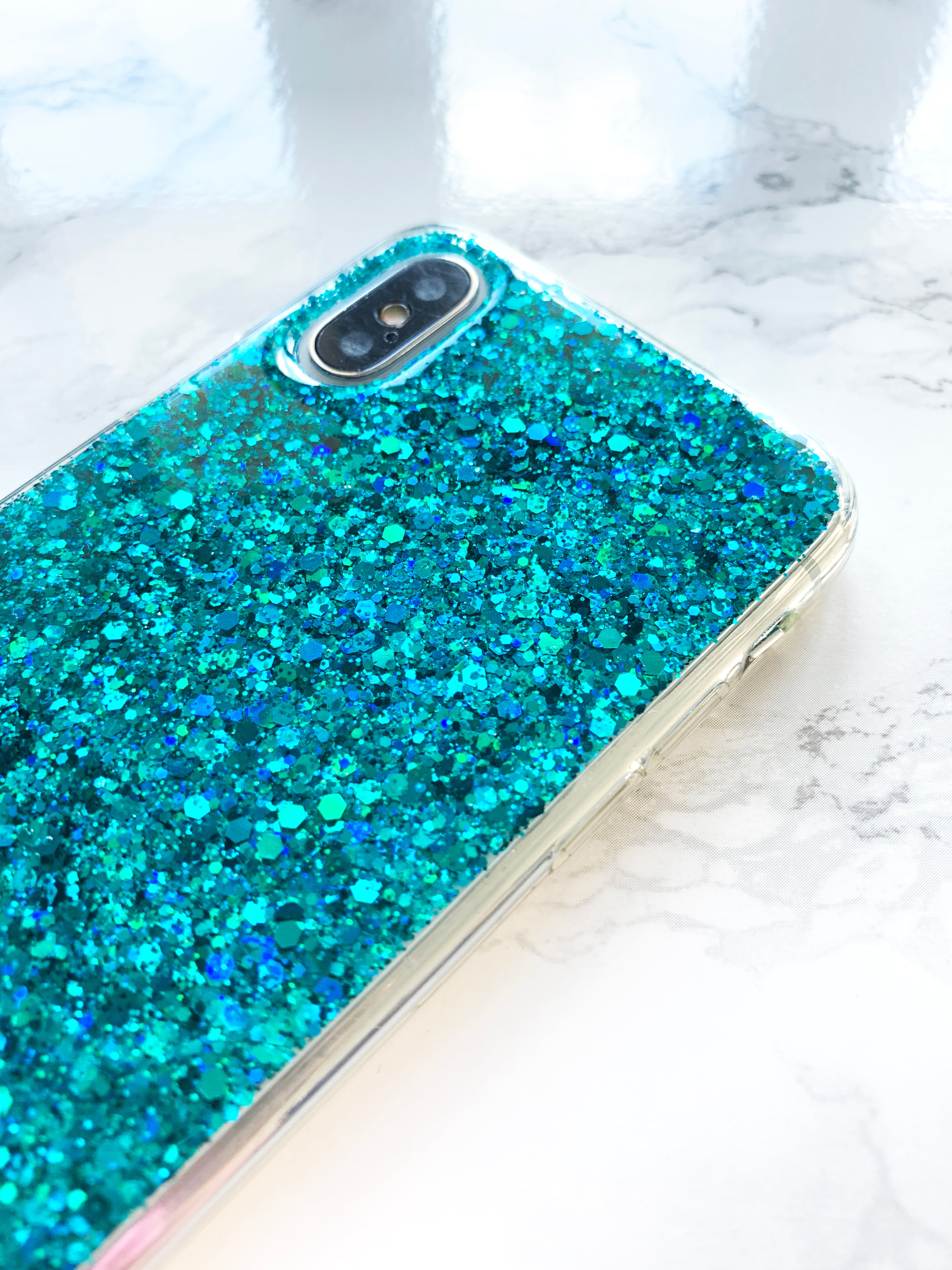 Cosmic Iridescent Glitter Phone Case