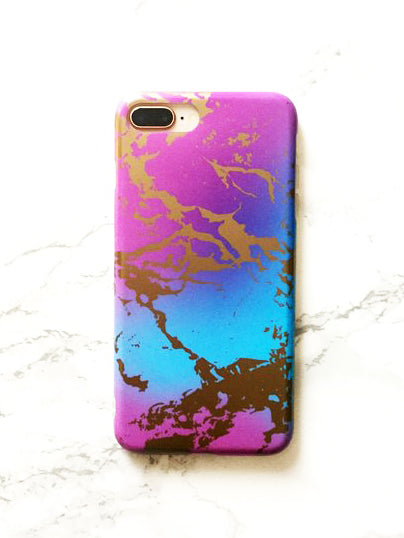 Love In The Moonlight Marble iPhone Case